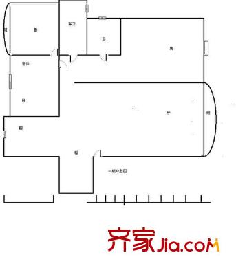 芳卉園 4室 戶型圖