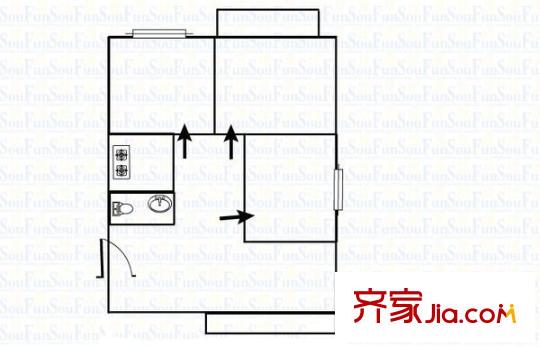 光明港苑 3室 戶型圖