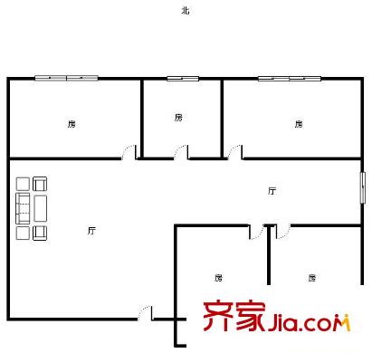 青鳥世紀(jì) 3室 戶型圖