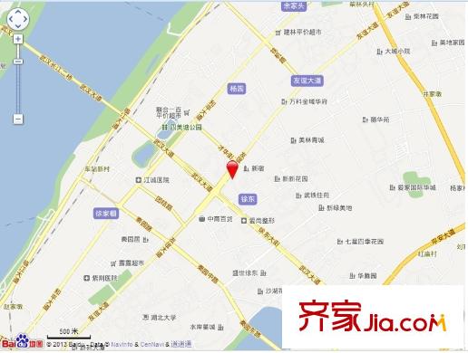 徐東平安花園交通圖