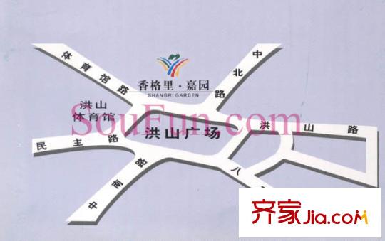 香格里嘉園交通圖