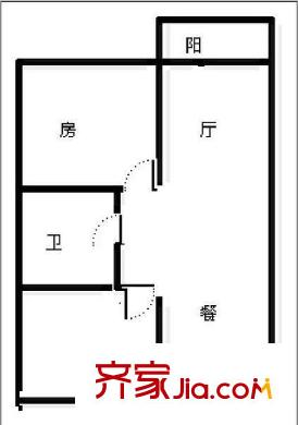 金城小區(qū) 3室 戶型圖