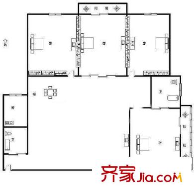 華福苑 戶型圖