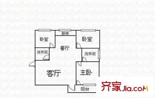 華福苑 戶型圖