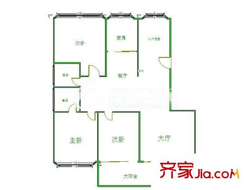 世歐彼岸城B區(qū)戶型圖戶型圖3 