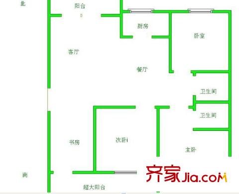 梅海園 4室 戶型圖