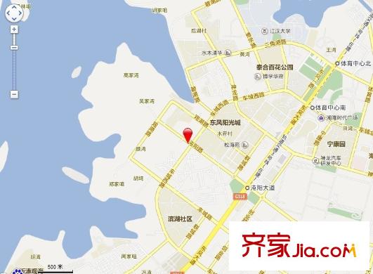 東風陽光城四期交通圖 