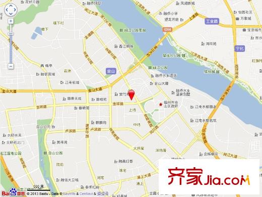 金山碧水一期風(fēng)荷苑交通圖
