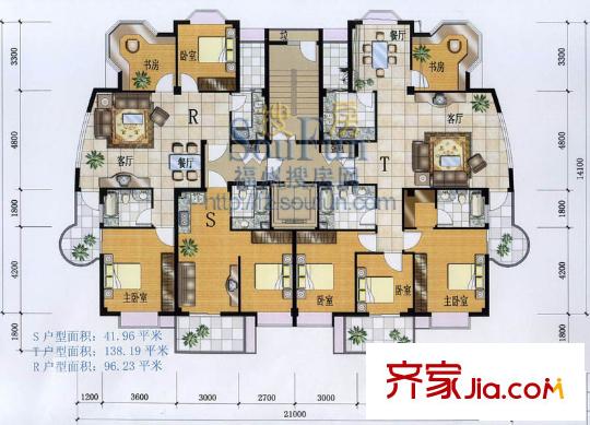 金輝萊茵城 戶型圖