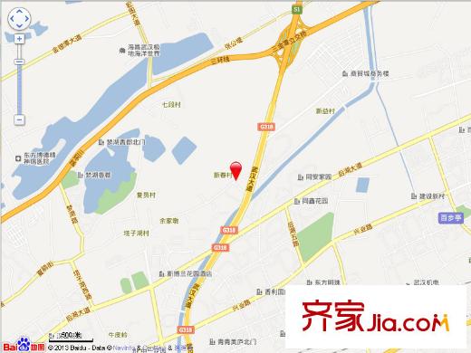 百步亭?金橋匯交通圖電子縮微地圖