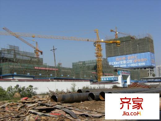 百步亭?金橋匯外景圖LOFT施工進度（20121106）