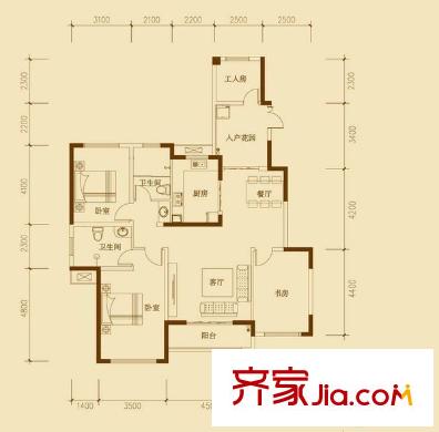 貴安新天地貴香苑 戶型圖