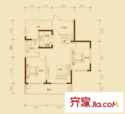 貴安新天地貴香苑 戶型圖