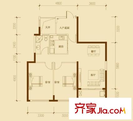 貴安新天地貴香苑 戶型圖