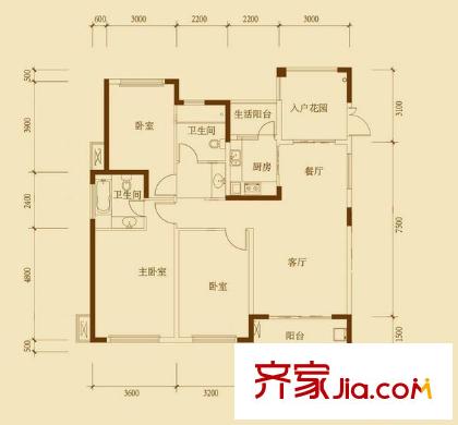 貴安新天地貴香苑 戶(hù)型圖