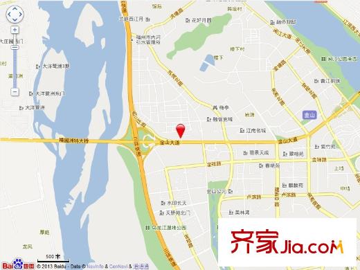 金山桔園一期鑫苑交通圖