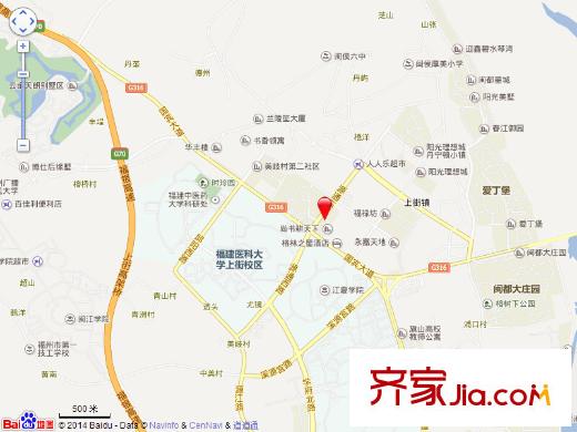 福晟錢(qián)隆公館交通圖