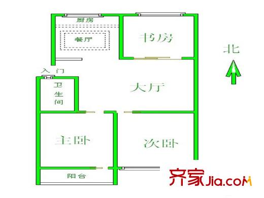 市直湖前 0室 戶型圖