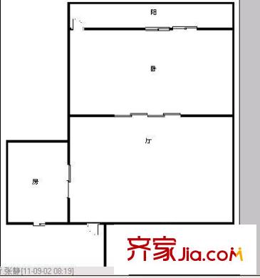 浦前新村 2室 戶型圖