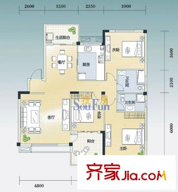 武漢 東方世家 戶型圖