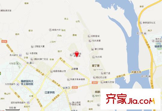 陽光理想城香草天空交通圖1