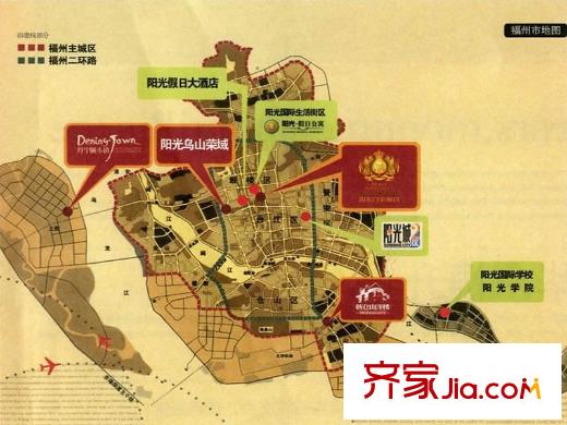 陽光理想城香草天空交通圖交通區(qū)位圖