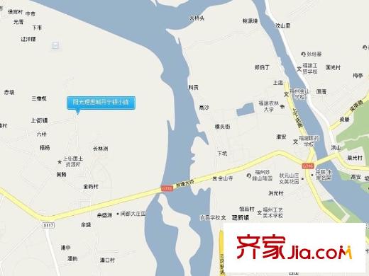 陽光理想城香草天空交通圖