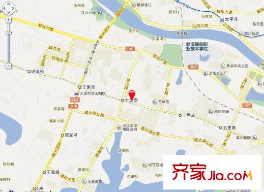 陽(yáng)城景園交通圖 