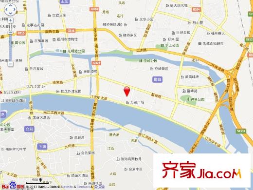 福州金融街萬(wàn)達(dá)廣場(chǎng)交通圖