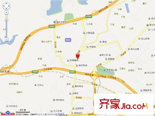萬(wàn)科金域榕郡二期攬境交通圖