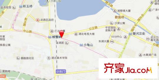 廣電花園交通圖