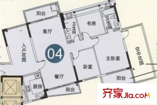 省柴小區(qū)戶型圖3室2廳 戶型圖 3室2廳1衛(wèi)1廚