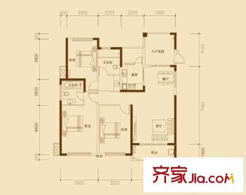 貴安新天地貴居苑 戶型圖