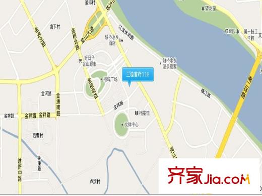 三迪凱旋楓丹交通圖（20100430）