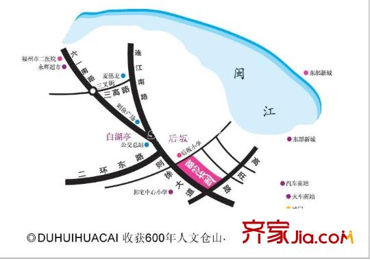 都會(huì)華彩交通圖