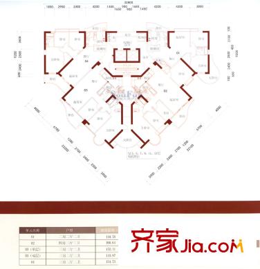 心家泊 戶型圖