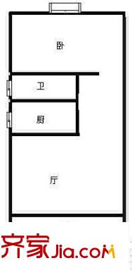 金山碧水一期紫竹苑戶型圖金山碧水一期紫竹苑 1室 戶型圖 1室1廳1衛(wèi)1廚
