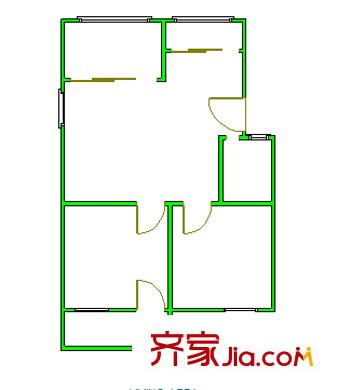 湖前蘭庭 3室 戶型圖