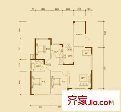 貴安新天地貴雅苑 戶型圖
