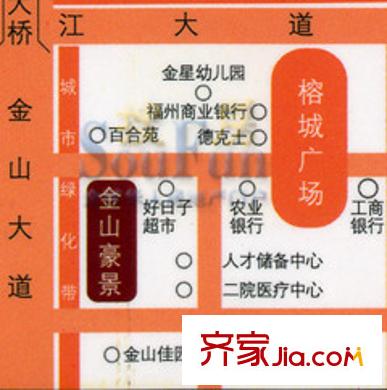 金山豪景交通圖