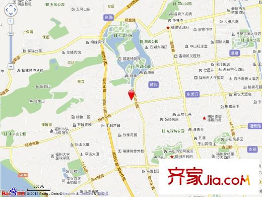 湖濱郵電小區(qū)交通圖