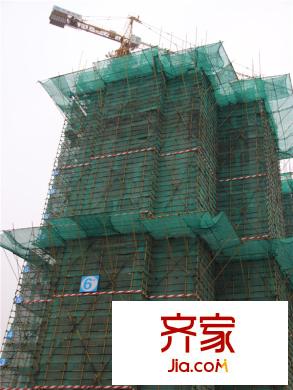 融僑錦江悅府實景圖工程進度（2013-3-21）