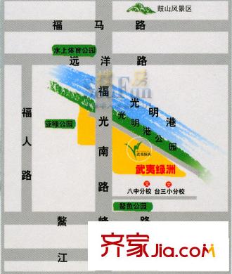 武夷綠洲交通圖