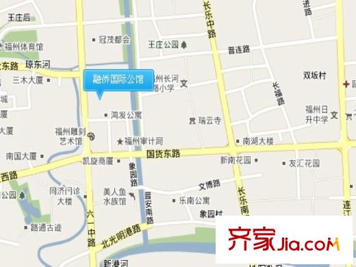 融僑國際公館交通圖