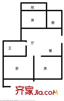 金山明珠 3室 戶型圖