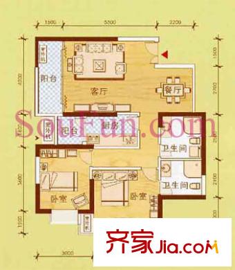 銀海華庭 戶型圖