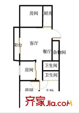 金山碧水一期翠榕苑戶型圖金山碧水一期翠榕苑 4室 戶型圖 4室2廳2衛(wèi)1廚