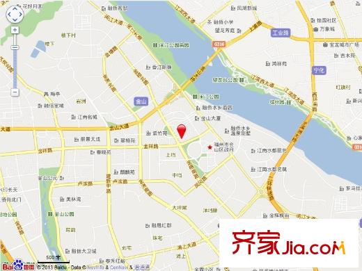 金山碧水一期友蘭苑交通圖