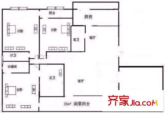 福晟錢隆御景 戶型圖