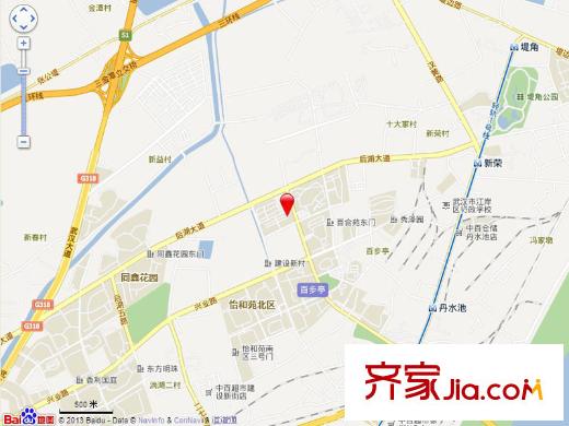 百步亭現(xiàn)代城三區(qū)交通圖電子